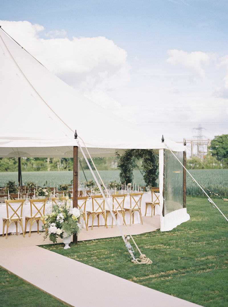 luxury marquee wedding in castle ashby